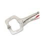 11" LOCKING C-CLAMP W/PAD TIPS