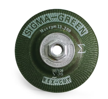 4-1/2X1/4 X5/8-11 SIGMA GREEN