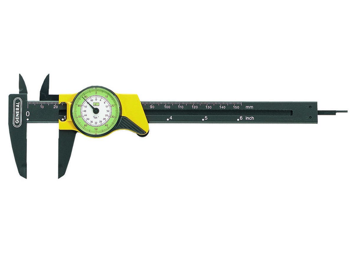 GENERAL 1426" Plastic Dial Caliper, Inch