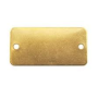 RECTANGLE BRASS TAG 1-1/2"X3"
