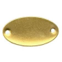 OVAL BRASS TAG 1"X1-7/8"