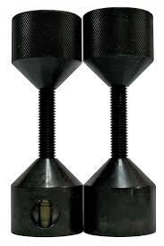 LARGE THREADED TWO HOLE PINS