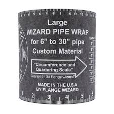 WIZARD WRAP LARGE 6" TO 30" PIPE
