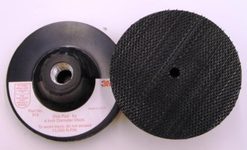 4-1/2"X5/8" HOOK & LOOP BACK PAD