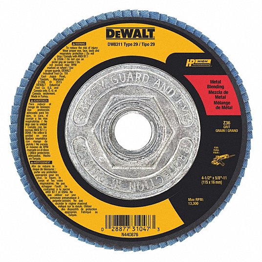 4-1/2X5/8-11 40 GRIT FLAP DISC
