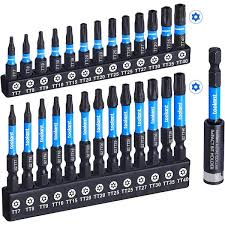 IMPACT TORX BIT SET 27 PCS