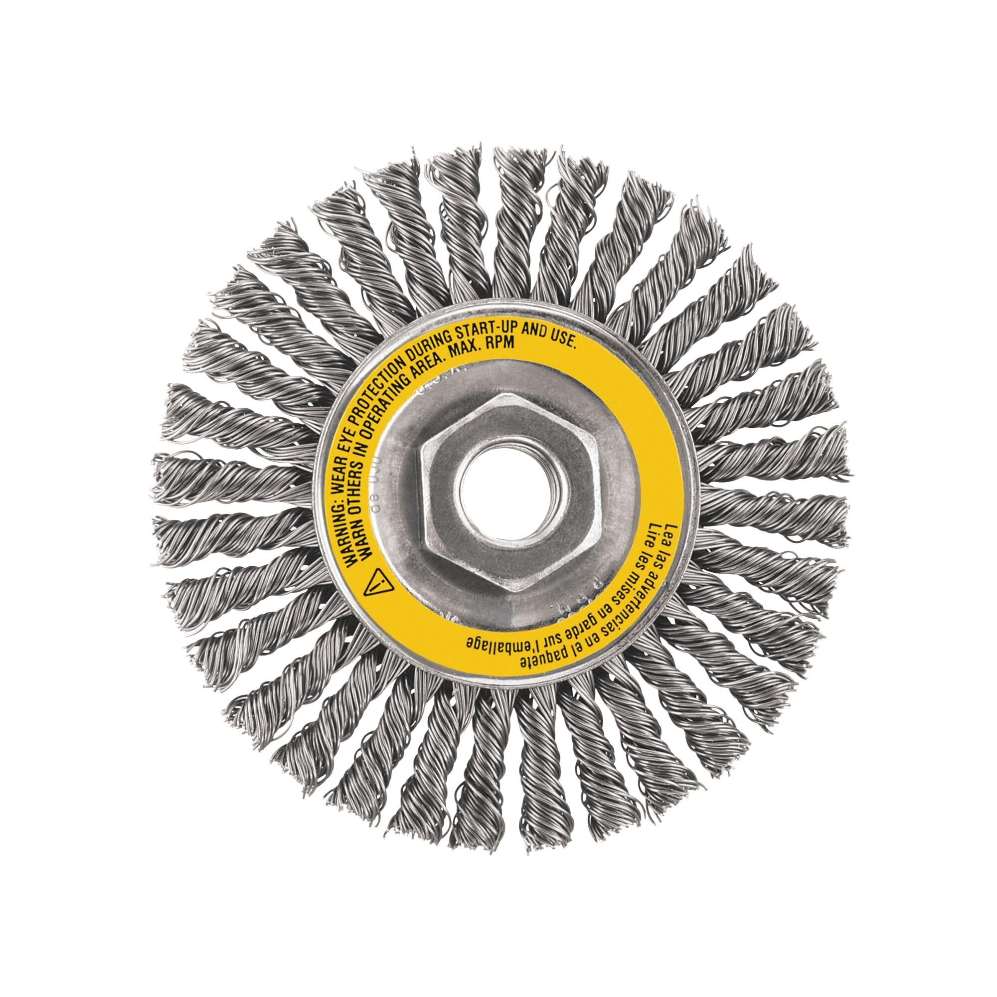6" X 5/8-11 CARBON WIRE WHEEL