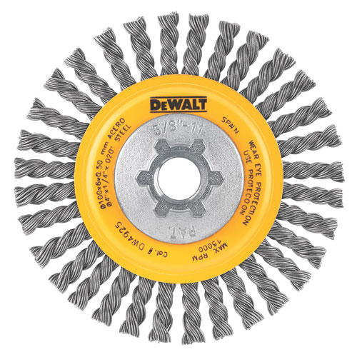 4" X 5/8-11 STAINLESS WIRE WHEEL