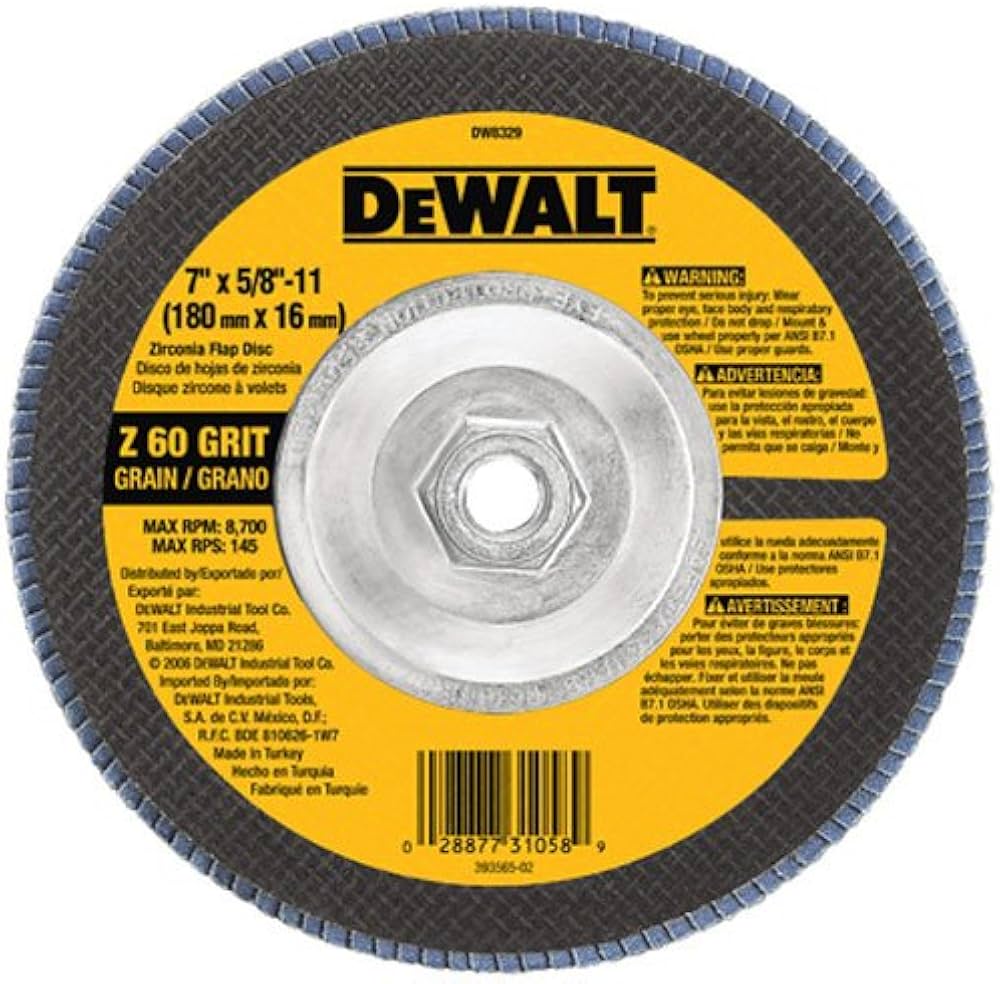 7" X 5/8-11 80 GRIT FLAP DISC