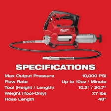 M18V 2-SPD GREASE GUN BARE TOOL