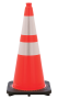 TRAFFIC CONE 36" WITH REFLECTIVE