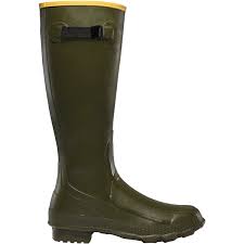 RUBBER BOOT GREEN SIZE 10