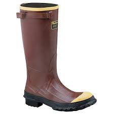 RUBBER BOOT RUST STEEL TOE SZE 9