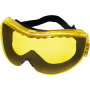 GOGGLE, AMBER POLYCARBONATE