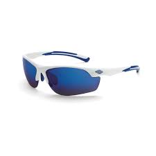 AR3 WHITE FRAME BLUE MIRROR LENS