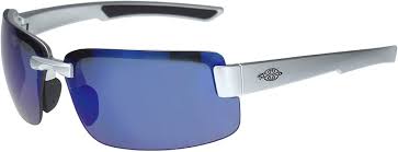 Silver Gloss Frame - Blue Mirror