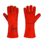 RED LEATHER WELDING GLOVE