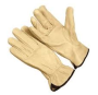 DRIVERS GLOVE GREEN BAND MED
