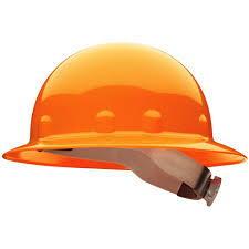 PROTECTIVE HAT FULL BRIM ORANGE