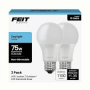 2 PK 75W LED BULB BY PK NON DIM