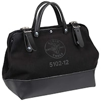 12" CANVAS TOOL BAG BLACK