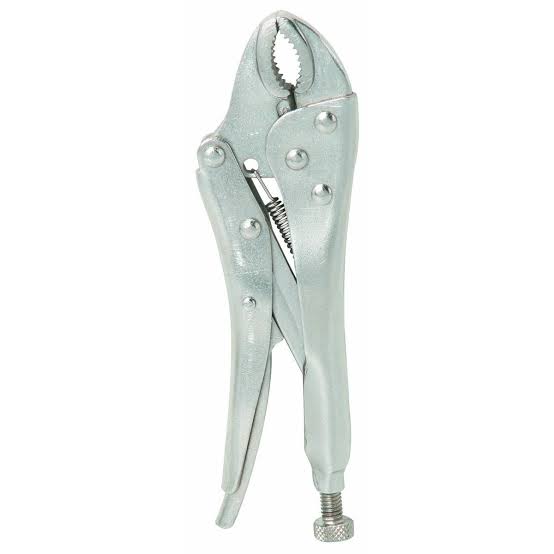 5" CURVED JAW LK PLIER W/CUTTER