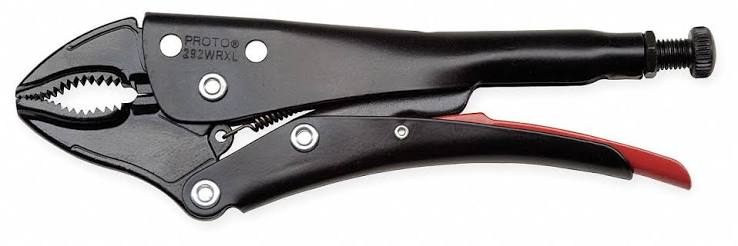 PLIER LOCKING CURVED 10" W/CUTTR