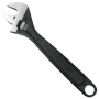 WRENCH ADJ 12IN BLACK