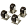 4IN H.D. CASTER SET