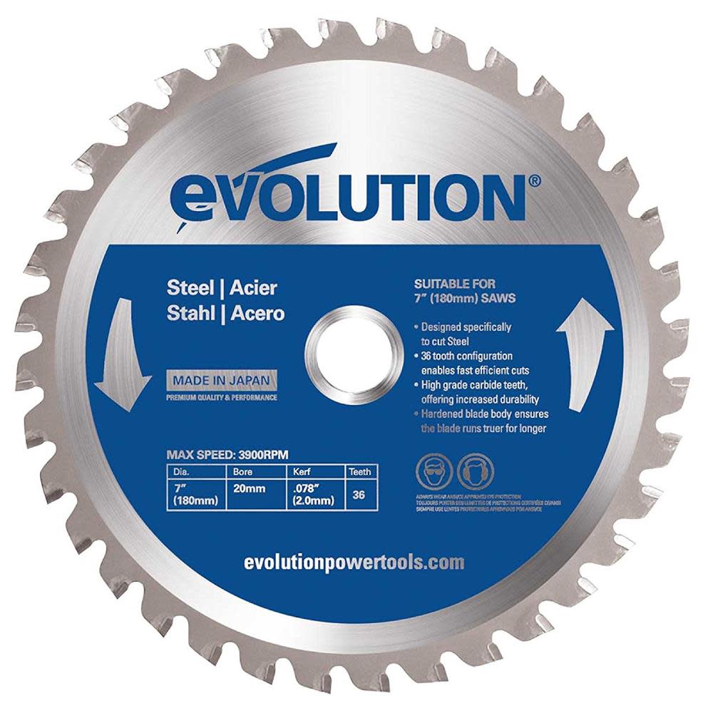 EVOLUTION 7" BLADE FOR METAL