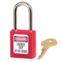 RED SAFETY LOCKOUT PADLOCK