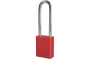 RED SAFETY LOCKOUT LONG PADLOCK