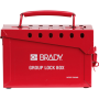 BRADY RED LOCK BOX
