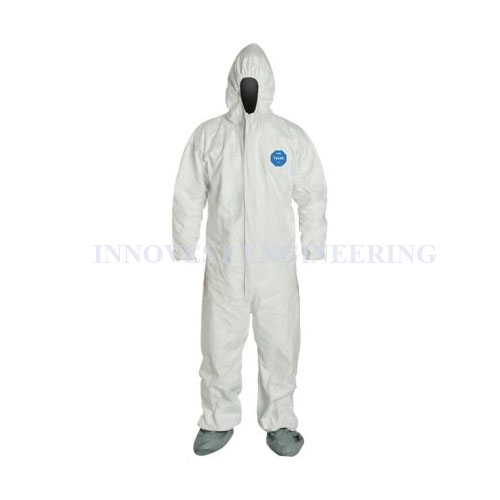 TYVEK COVERALLS W/HOOD/BOOTS
