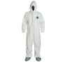 TYVEK COVERALLS W/HOOD/BOOTS