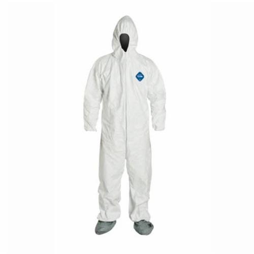 TYVEK COVERALLS W/HOOD/BOOTS