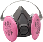 6291 HALF MASK RESPIRATOR MED.
