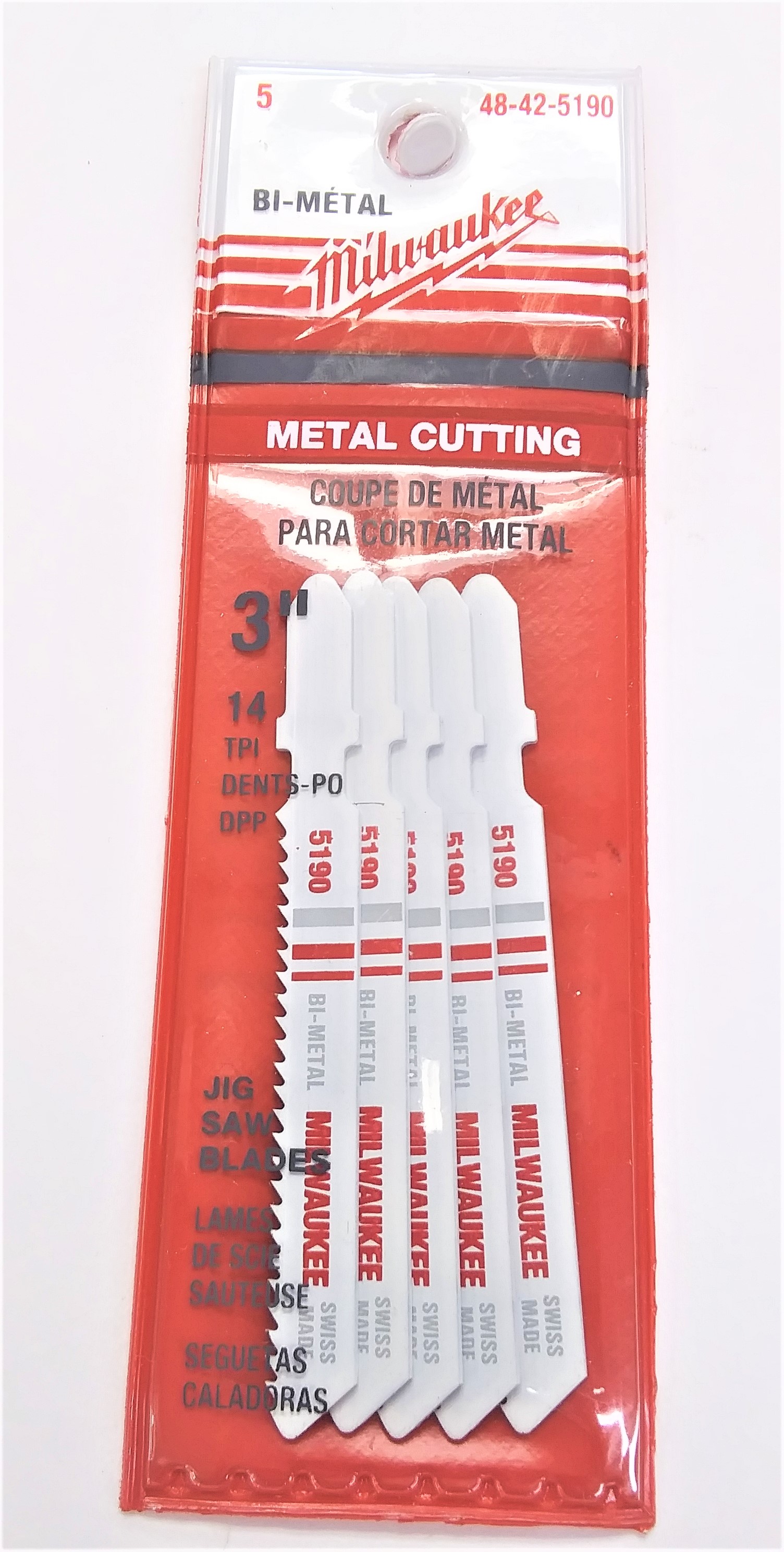 JIGSAW BLADE 3"X14T BAYONET STYL