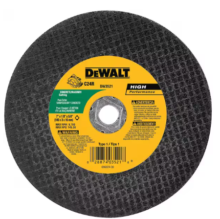 7"  ABRASIVE BLADE FOR MASONARY