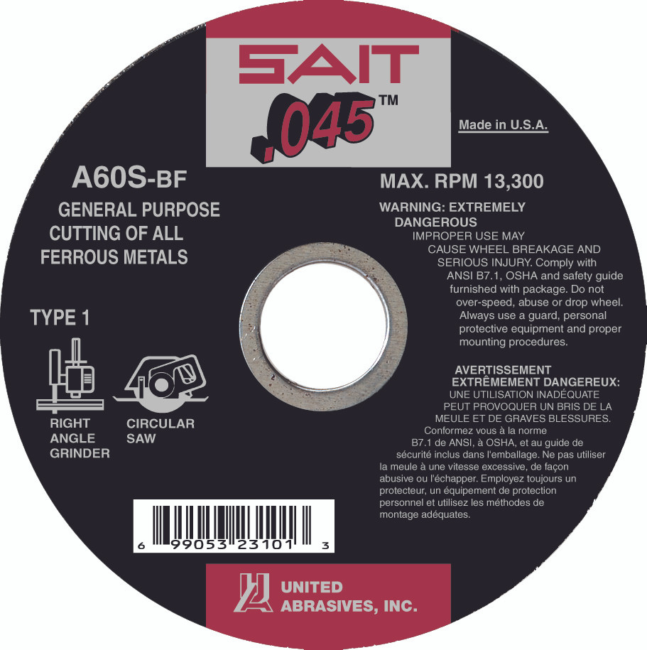 7X.045X5/8 CUT-OFF WHEEL
