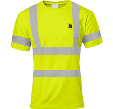 TEE SHIRT FR W/PKT HVZ LIME 2XL
