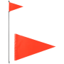 ATV/BIKE ORANGE FLAG 6'