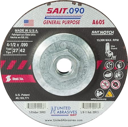 4-1/2X.090X5/8-11 CUT-OFF WHEEL