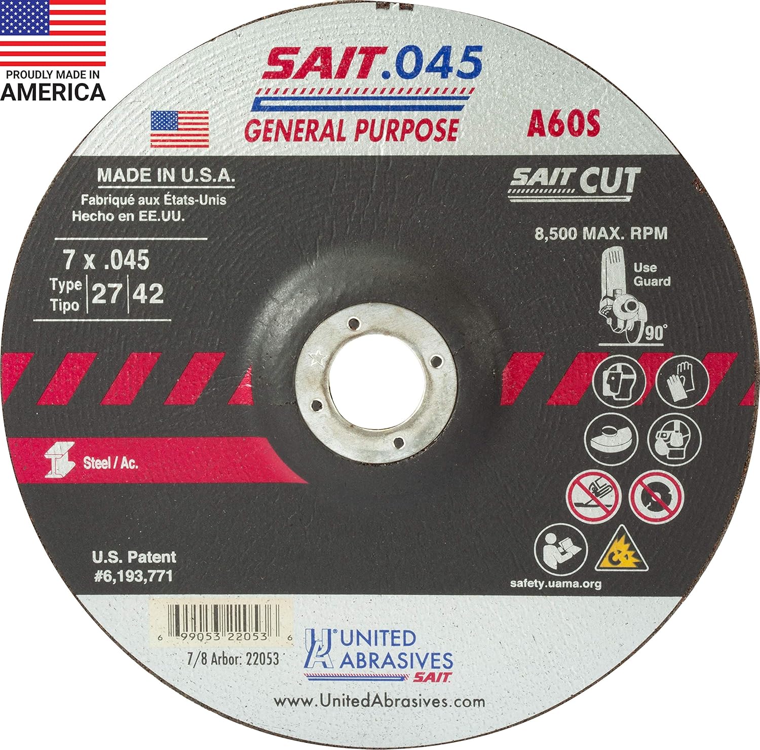 7X.045X7/8 CUT-OFF WHEEL