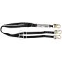 LANYARD DOUBLE SHOCK W/TIE BACK