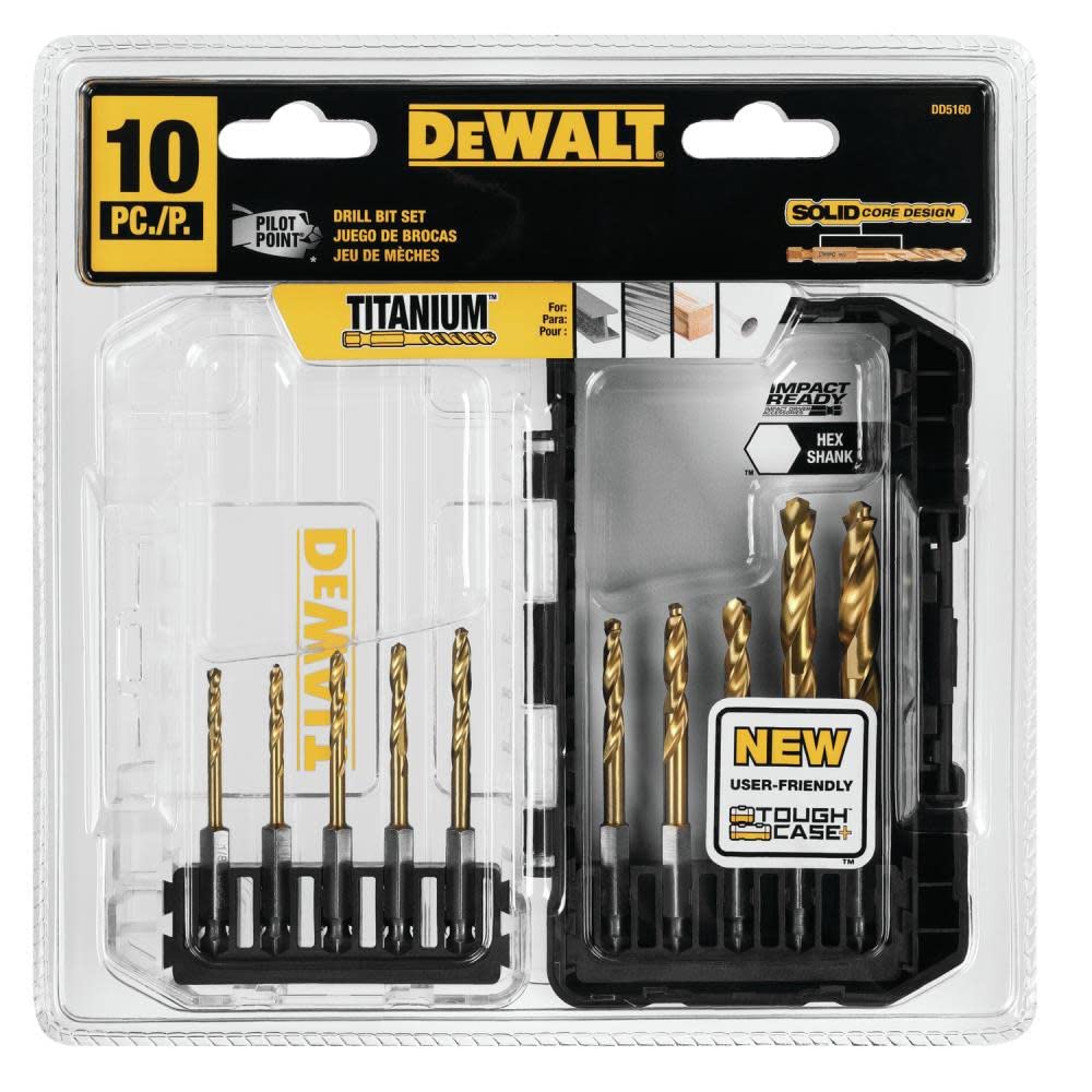 10  PC  IMPACT DRILL BIT  SET