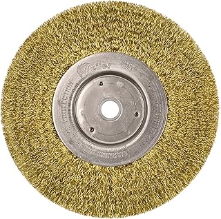 WIRE WHEEL BRASS 6"X5/8-1/2
