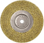 WIRE WHEEL BRASS 6"X5/8-1/2