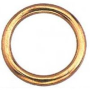 SOLID BRONZE RING #7B 2"