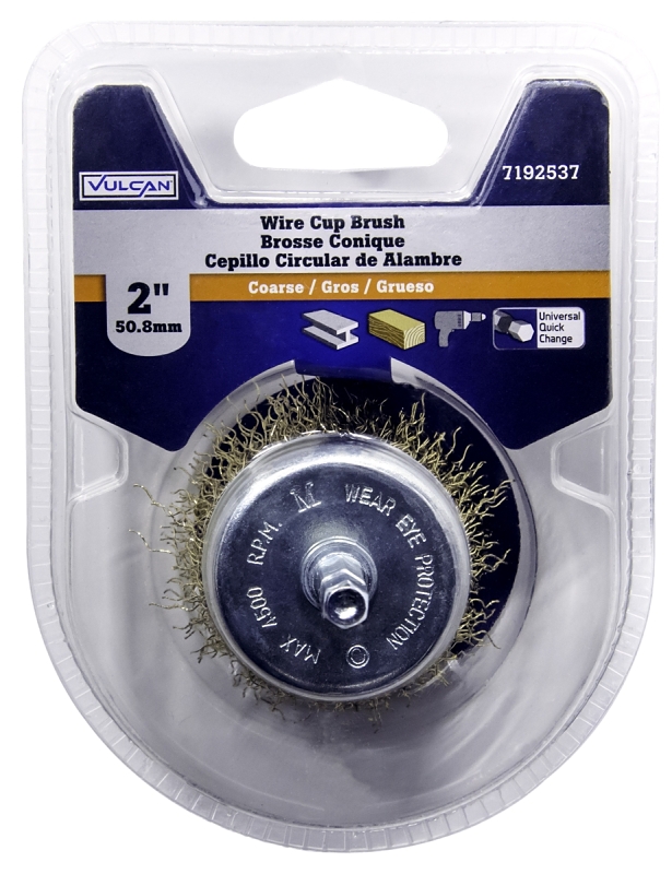 WIRE CUP 1/4" SHANK 2" COARSE